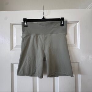 Vuori Sage Green Biker Shorts